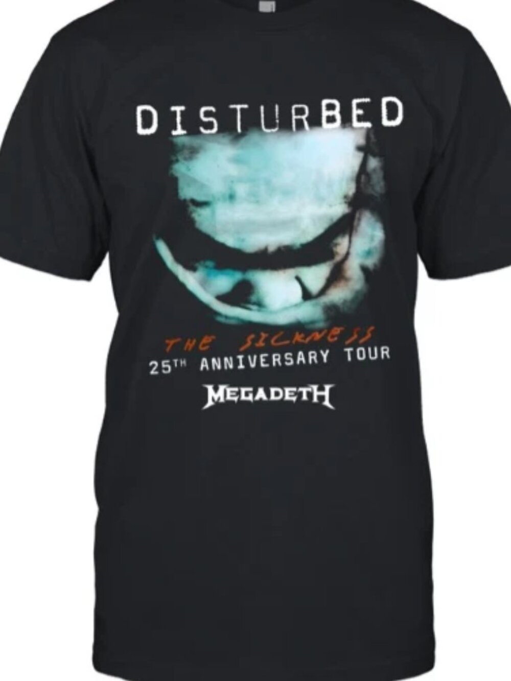 Megadeth – The Sickness 25 Years of Thrash Legacy Retro Tour T Shirt 306